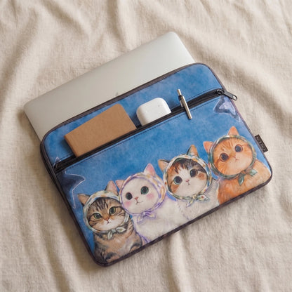 Cozy Cat Crew Laptop Sleeve - BREACHIT