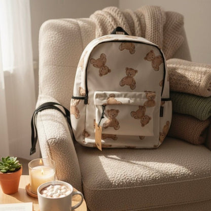 Cozy Cub Allover Printed Backpack - BREACHIT