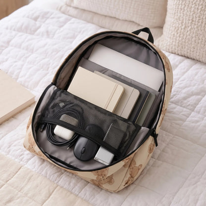 Cozy Cub Allover Printed Backpack - BREACHIT