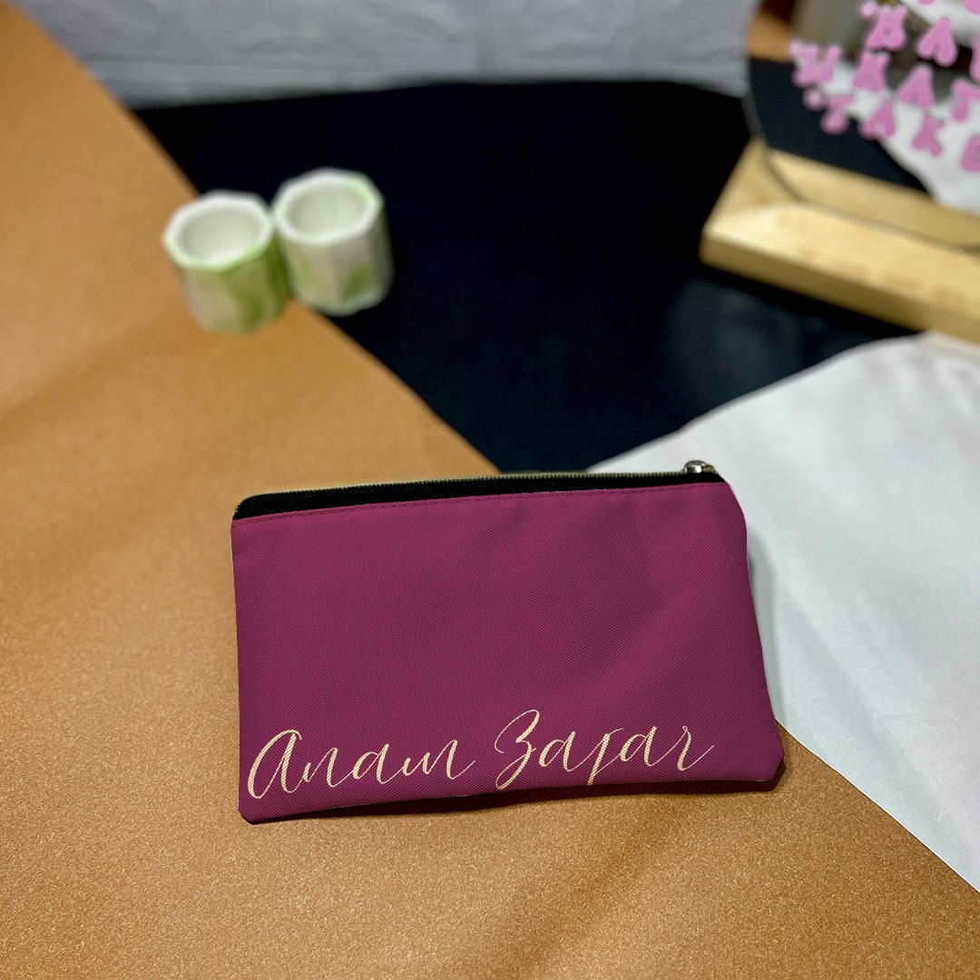 Pouch Names BREACHIT Customized Pouch | Perfect Style for Cosmetics & Stationary