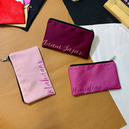 CP060 - Solid Name Customized Pouch - BREACHIT