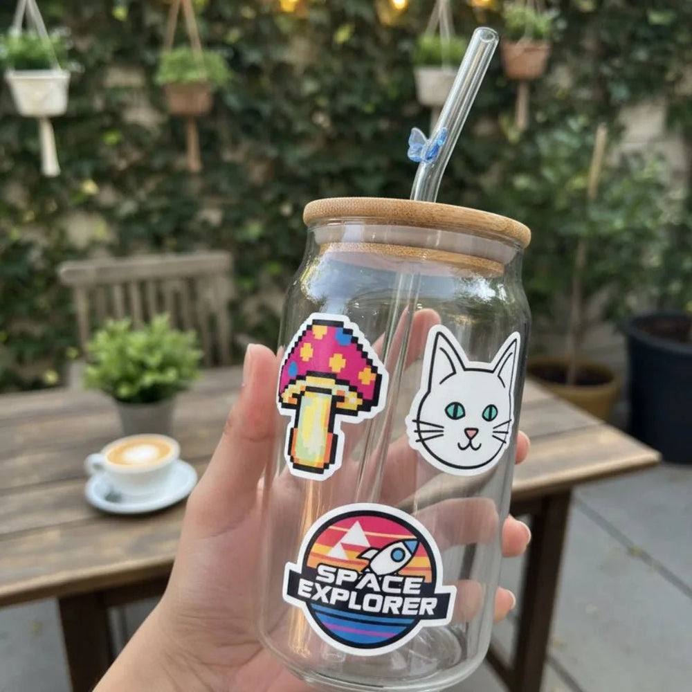 Create Your Own Coffee Glass Jar - BREACHIT