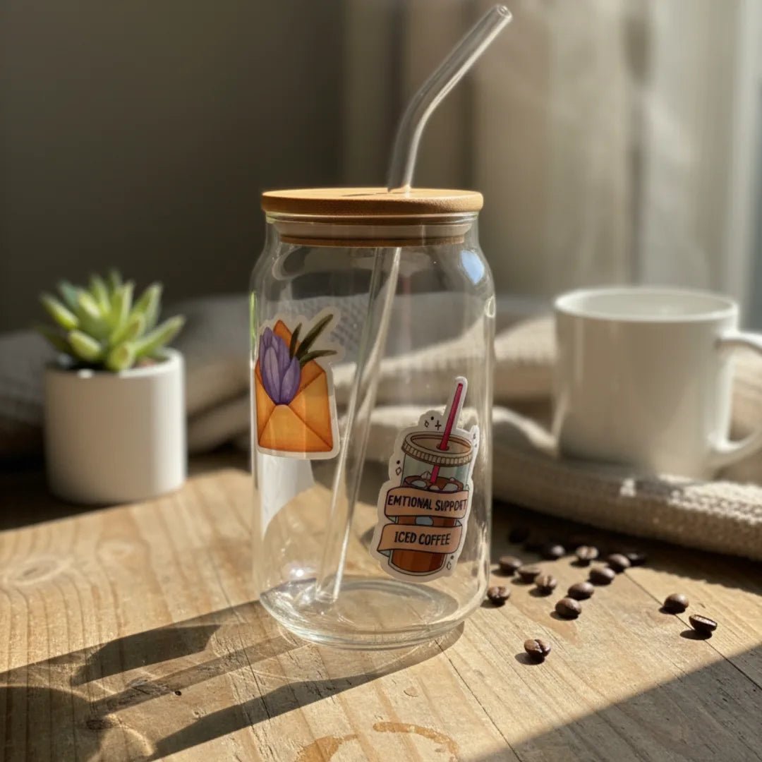 Create Your Own Coffee Glass Jar - BREACHIT