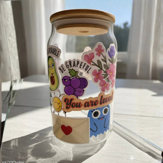Create Your Own Coffee Glass Jar - BREACHIT