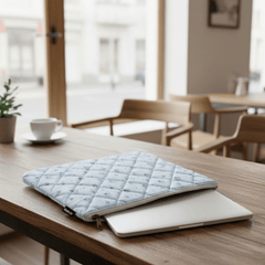 Daisy Puff Quilt Puffer Laptop Sleeve - BREACHIT