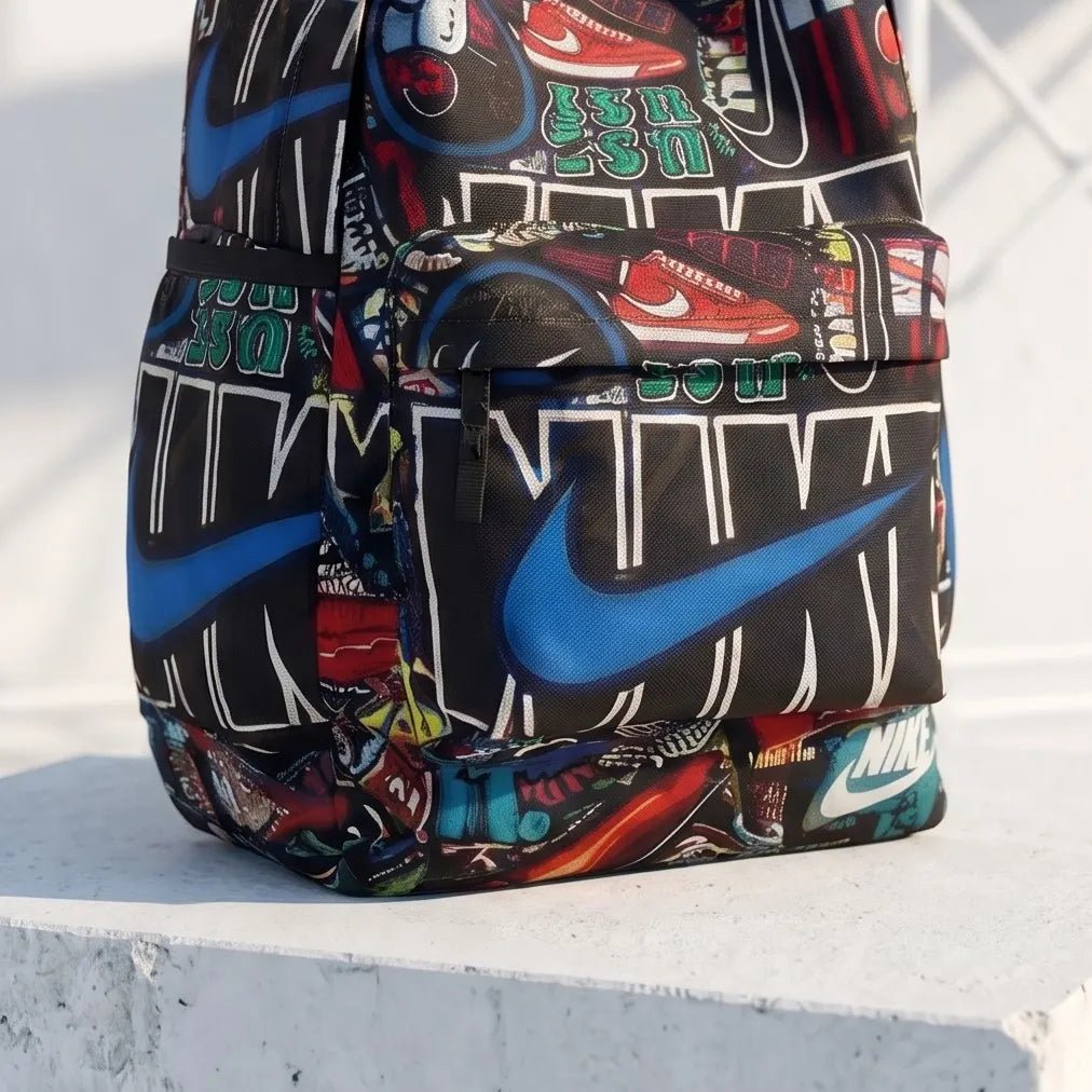 DB009 Just Do It Allover Printed Backpack - BREACHIT