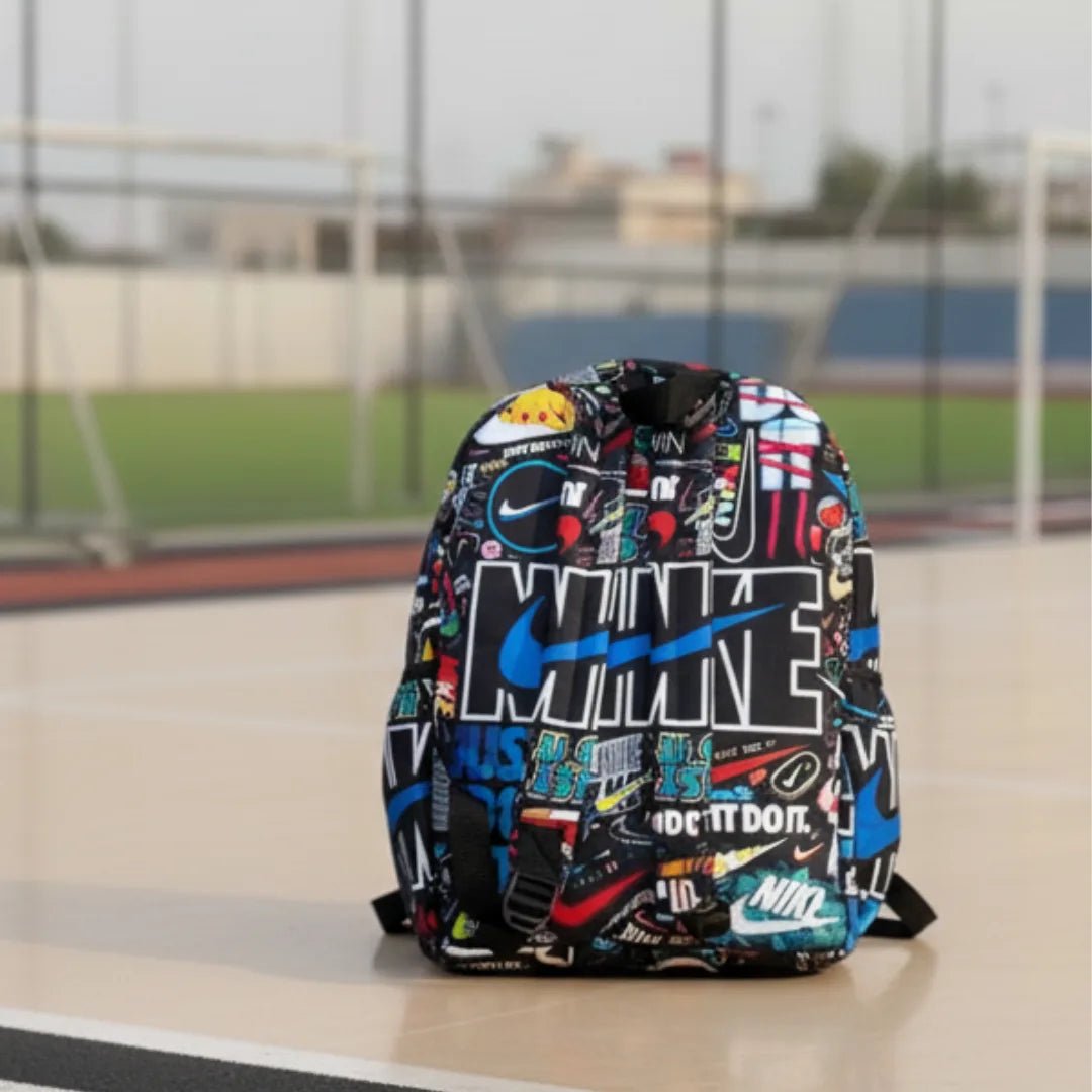 DB009 Just Do It Allover Printed Backpack - BREACHIT