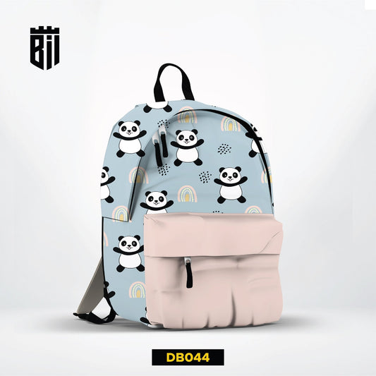 DB044 Panda Allover Printed Backpack - BREACHIT