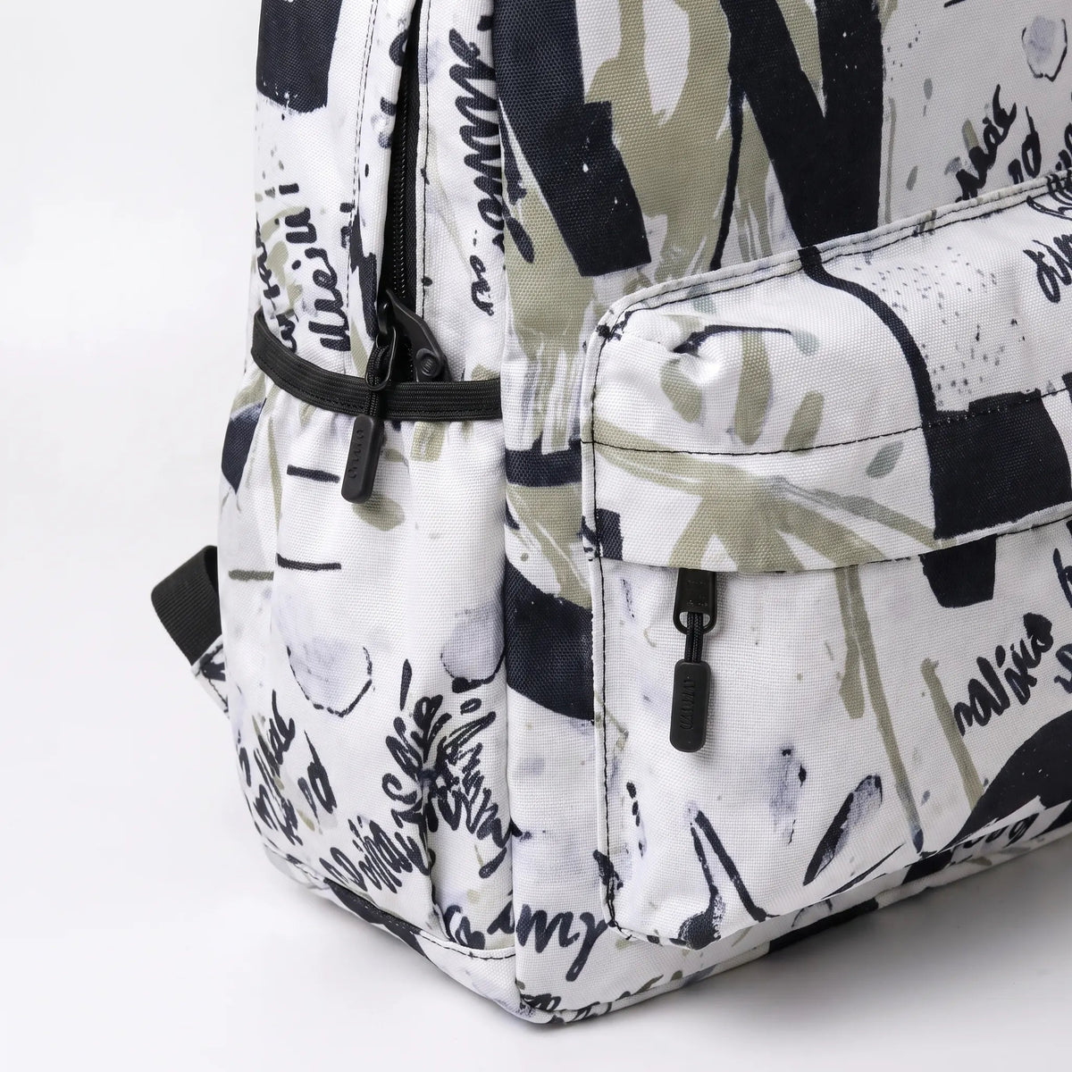 DB088 Typography Art Allover Printed Backpack - BREACHIT