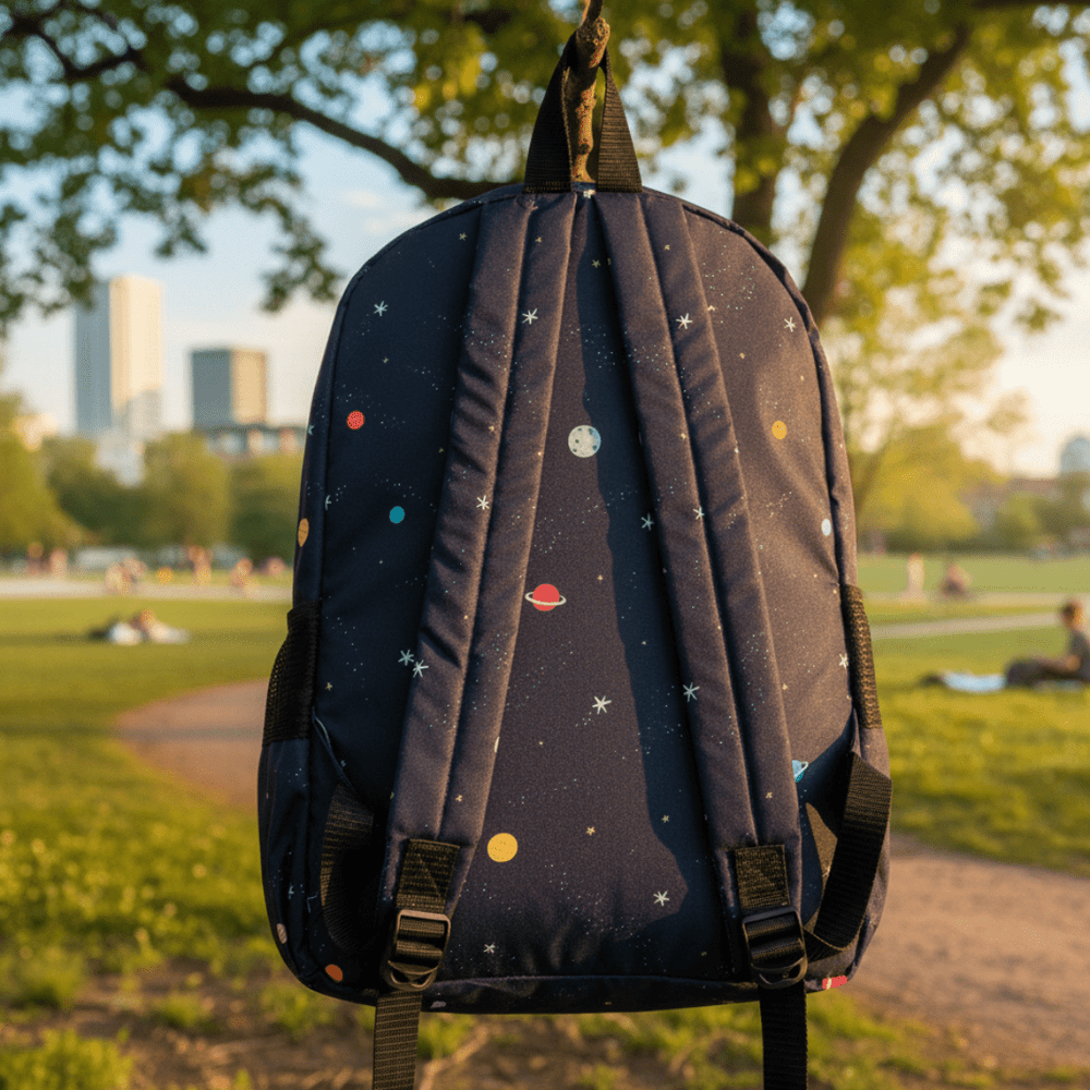 DB104 Galaxy Allover Printed Backpack - BREACHIT