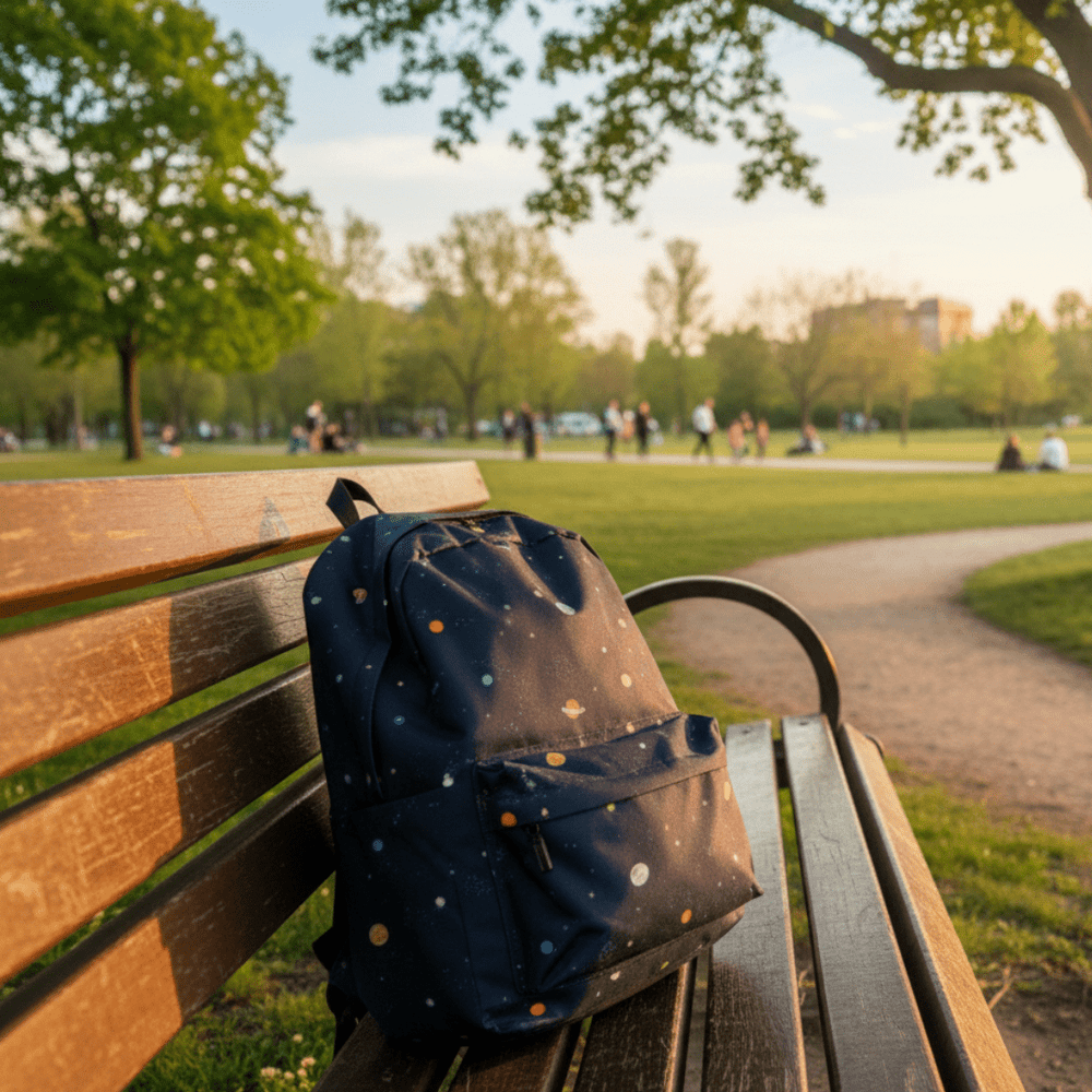 DB104 Galaxy Allover Printed Backpack - BREACHIT