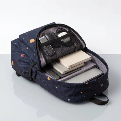 DB104 Galaxy Allover Printed Backpack - BREACHIT
