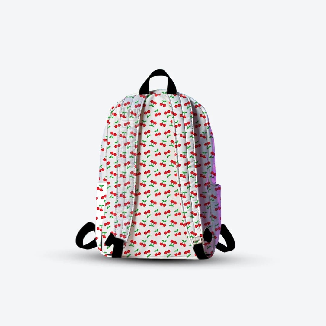 DB108 Cherry Allover Printed Backpack - BREACHIT