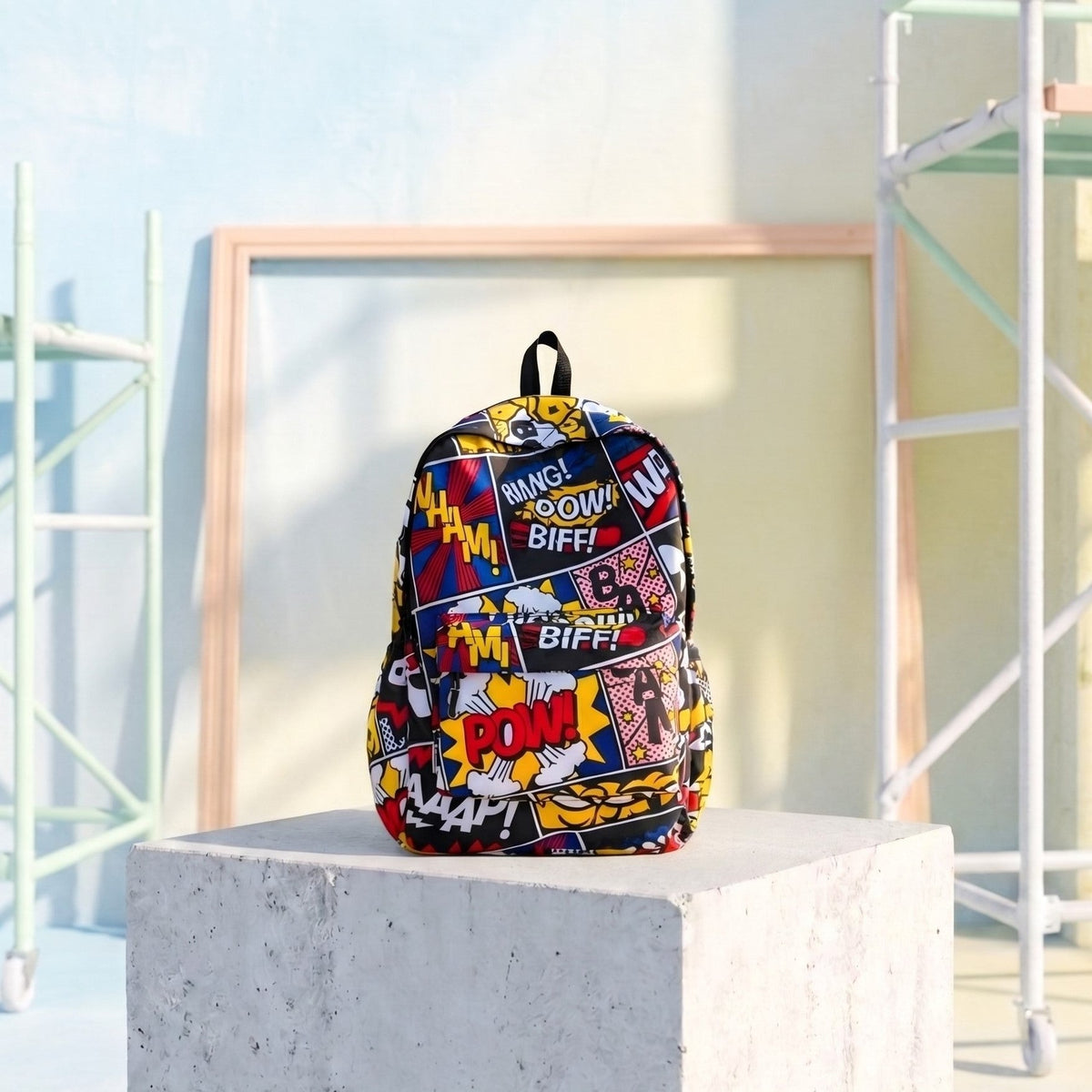 DB109 Comics Allover Printed Backpack - BREACHIT
