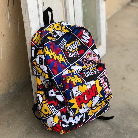 DB109 Comics Allover Printed Backpack - BREACHIT