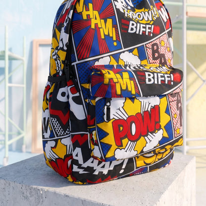 DB109 Comics Allover Printed Backpack - BREACHIT