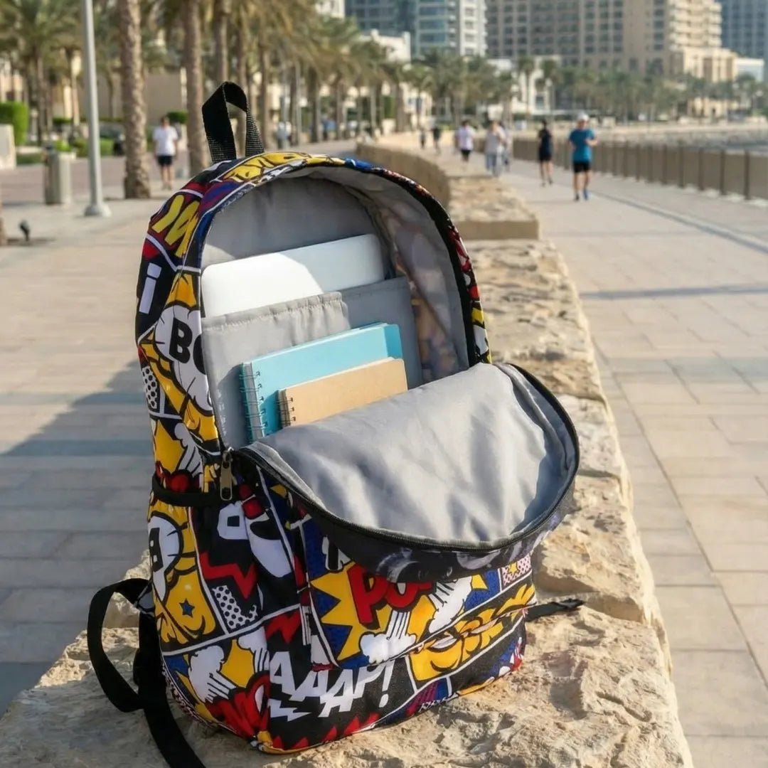 DB109 Comics Allover Printed Backpack - BREACHIT