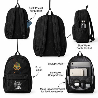 DB111 Harry Potter Allover Printed Backpack - BREACHIT