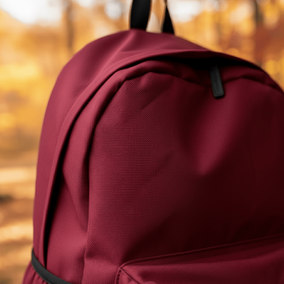 DB121 Maroon Allover Printed Backpack - BREACHIT