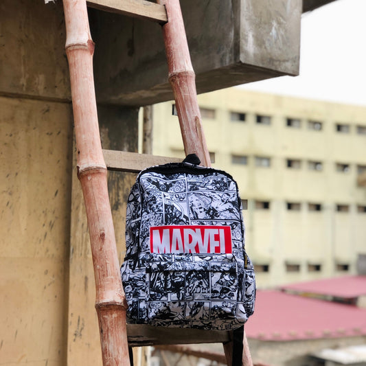 DB122 Marvel Allover Printed Backpack - BREACHIT