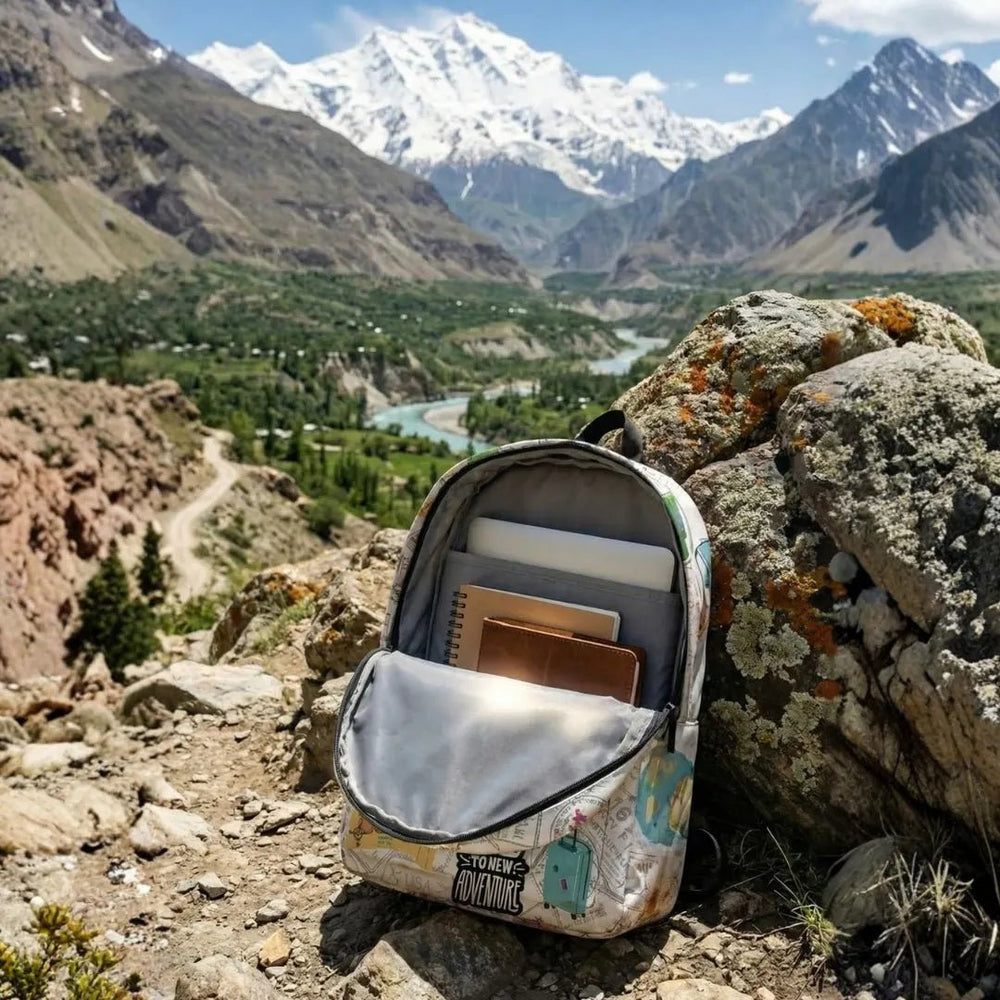 DB137 Roam Squad Allover Printed Backpack - BREACHIT