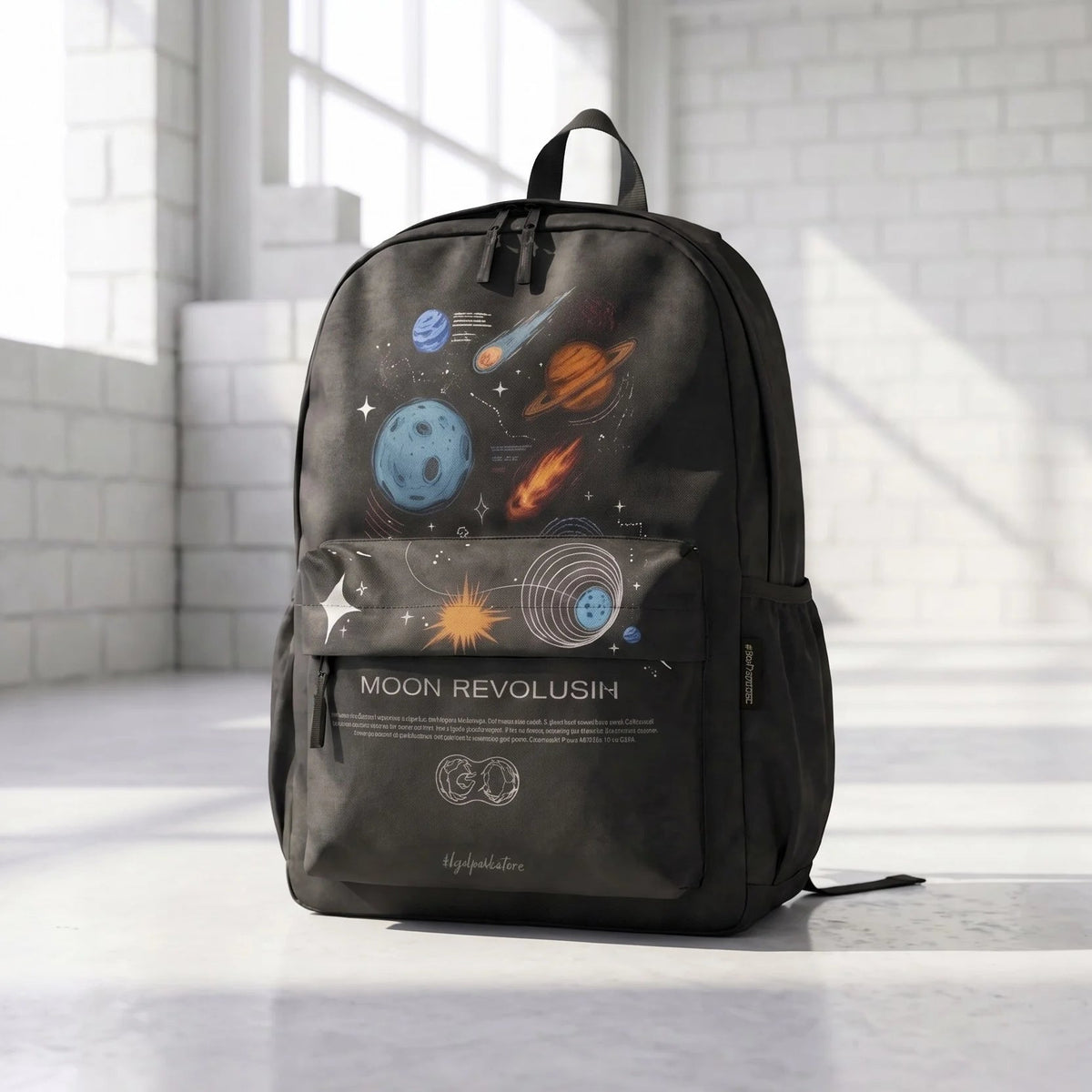 DB138 Cosmic Circuit Allover Printed Backpack - BREACHIT