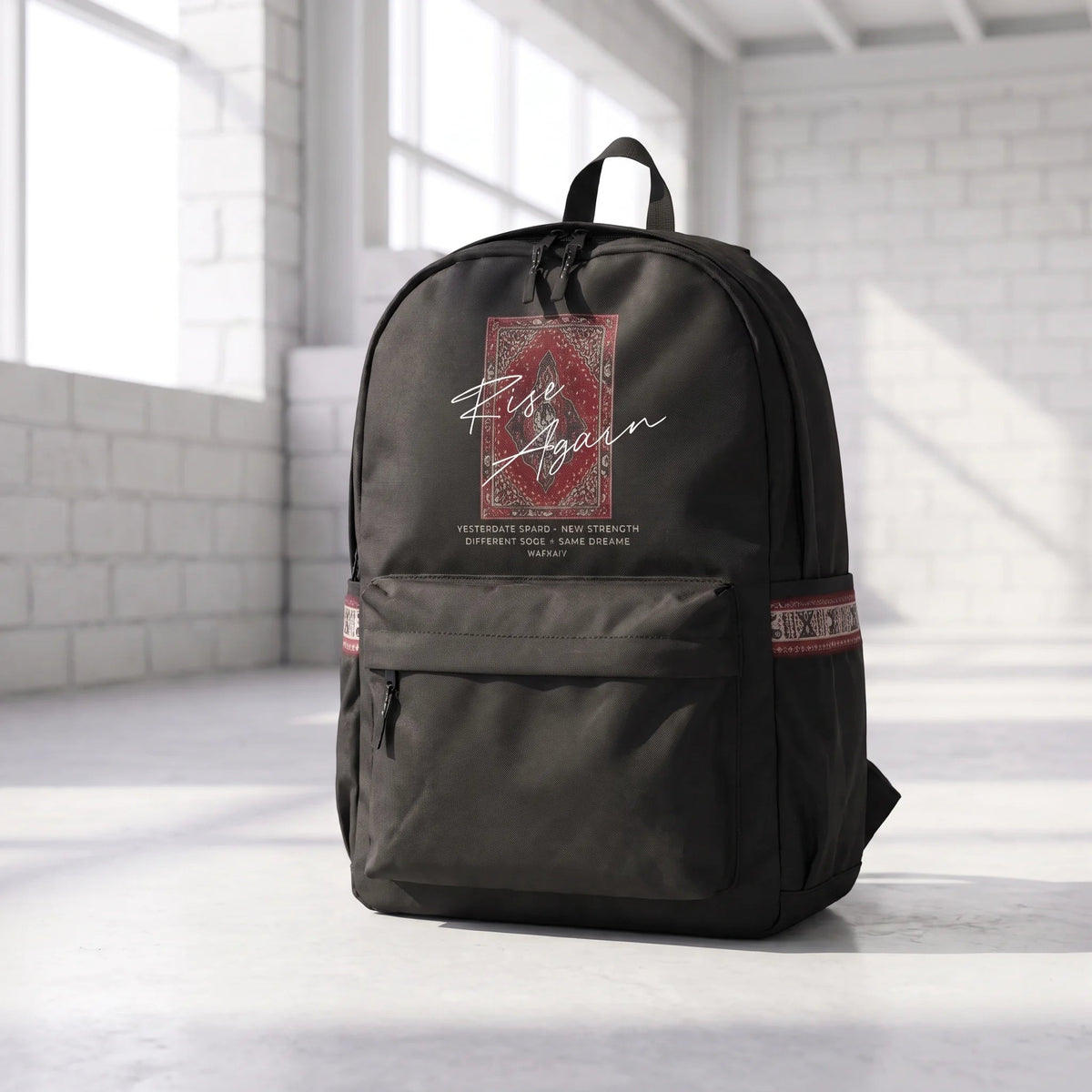 DB139 Urban Voice Allover Printed Backpack - BREACHIT