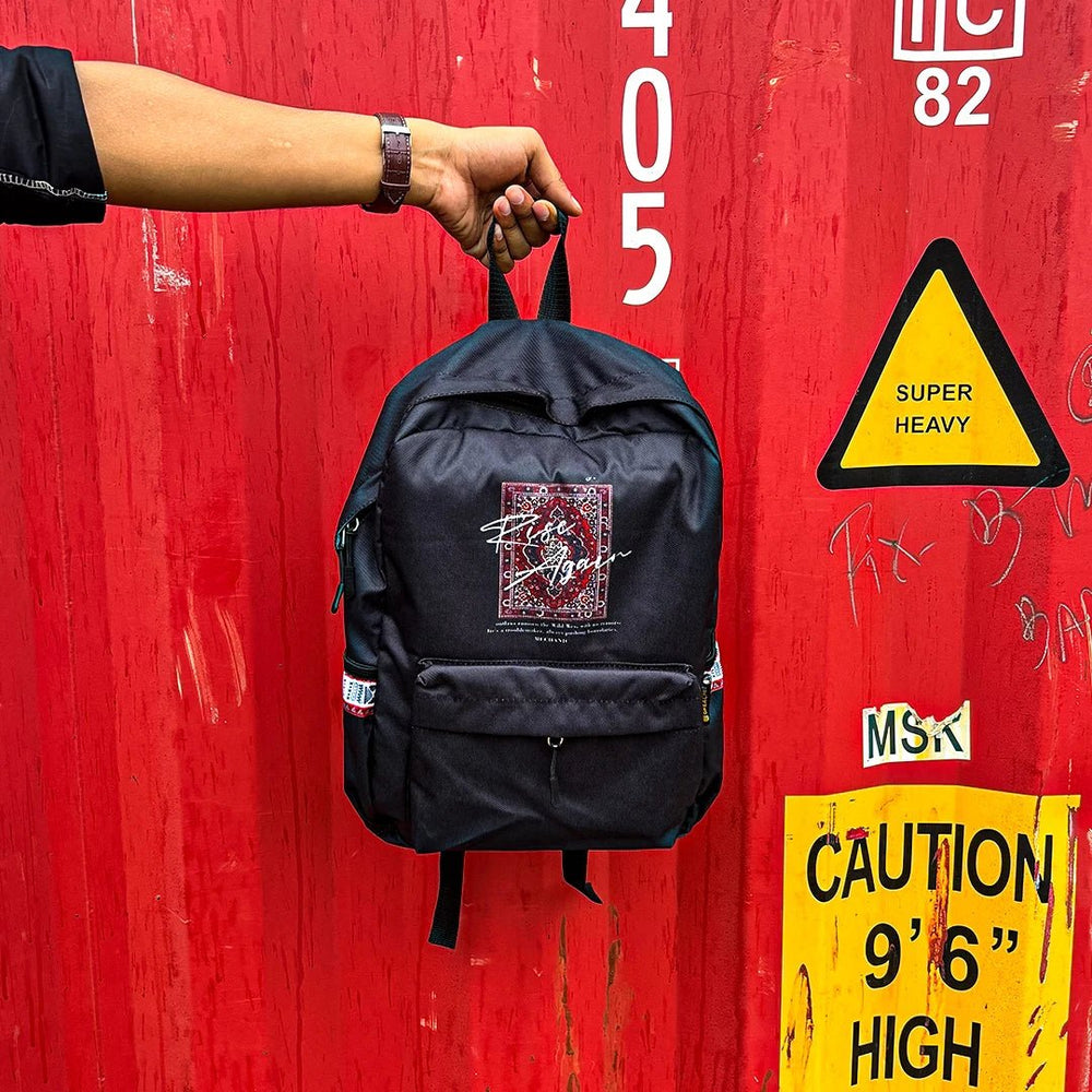 DB139 Urban Voice Allover Printed Backpack - BREACHIT