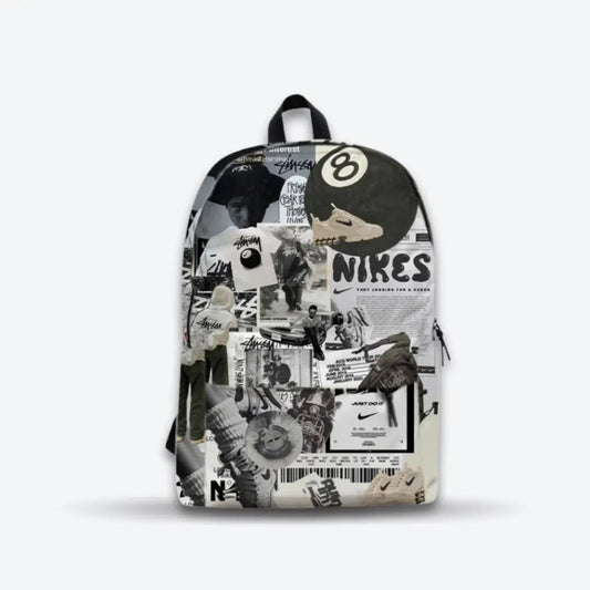 DB142 Urban Hype Allover Printed Backpack - BREACHIT