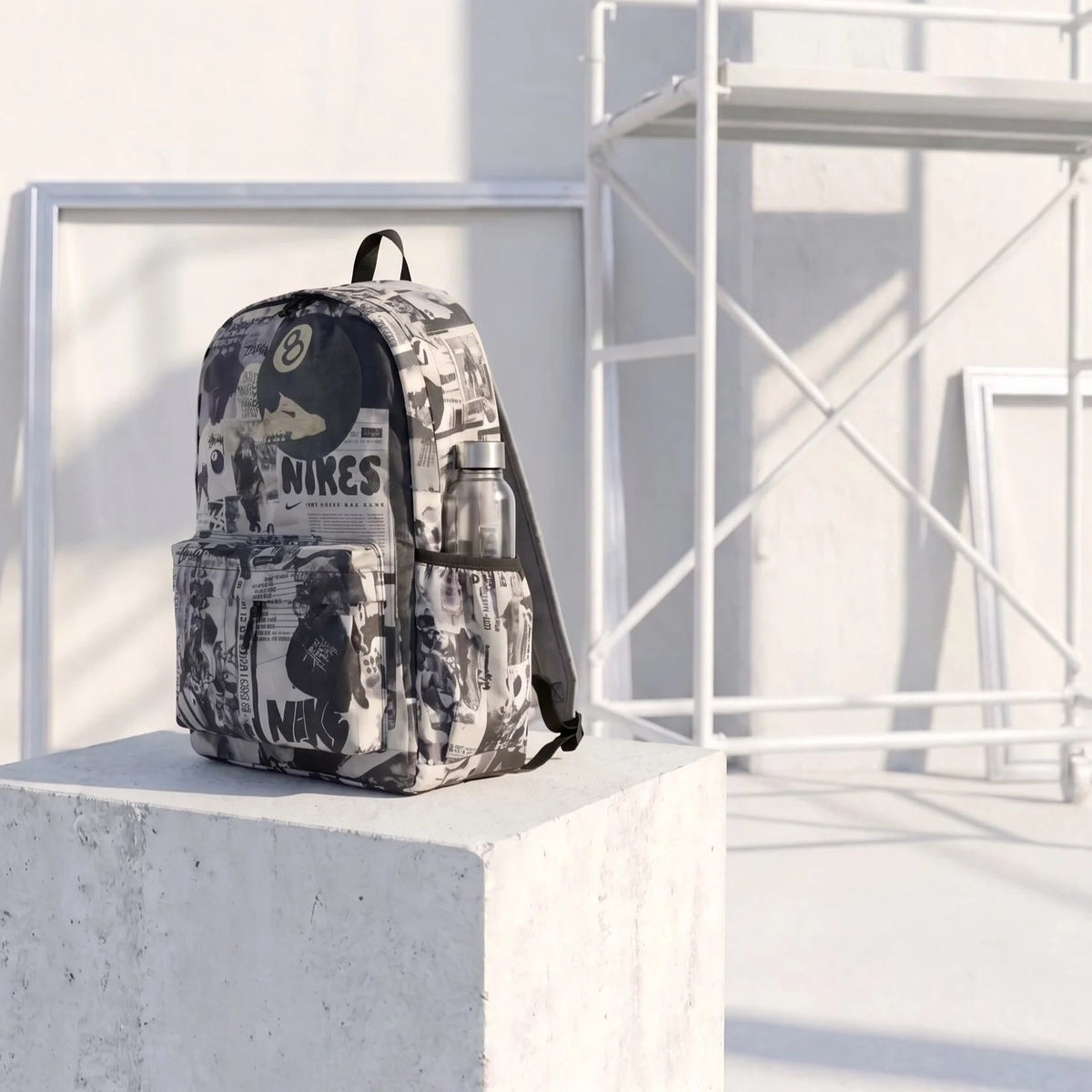 DB142 Urban Hype Allover Printed Backpack - BREACHIT