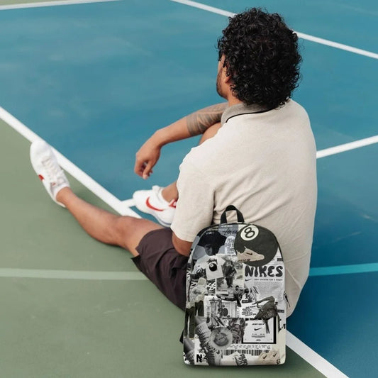 DB142 Urban Hype Allover Printed Backpack - BREACHIT