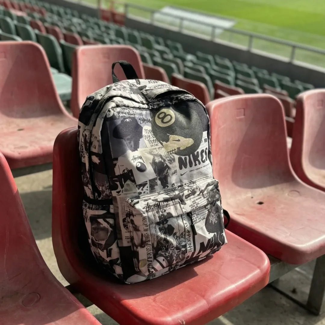 DB142 Urban Hype Allover Printed Backpack - BREACHIT