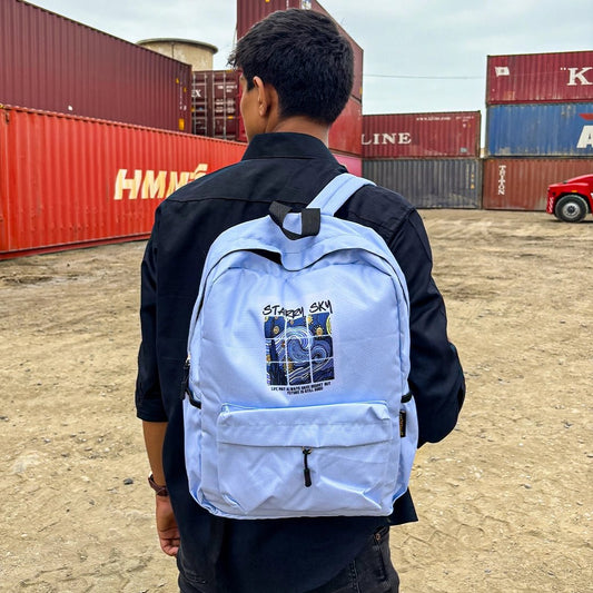 DB143 Starry Soul Allover Printed Backpack - BREACHIT