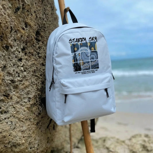 DB143 Starry Soul Allover Printed Backpack - BREACHIT
