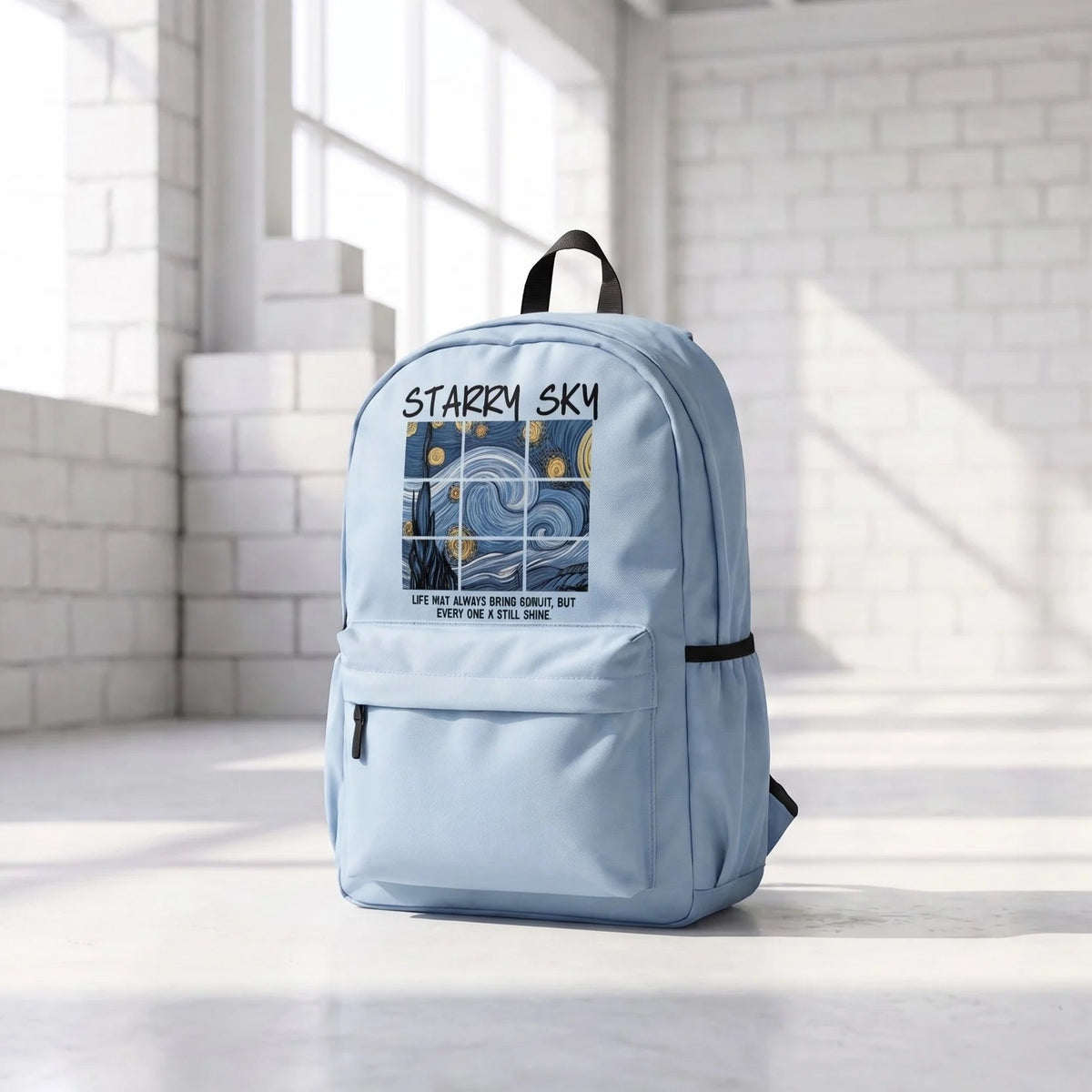 DB143 Starry Soul Allover Printed Backpack - BREACHIT