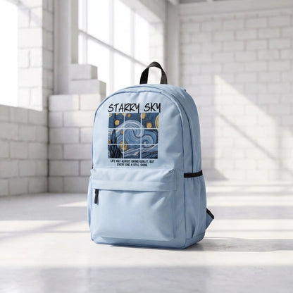 DB143 Starry Soul Allover Printed Backpack - BREACHIT