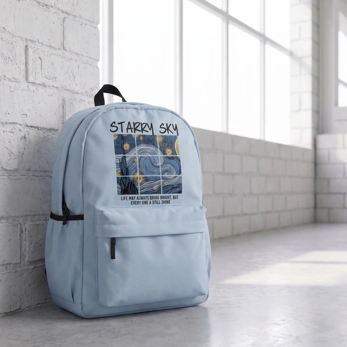 DB143 Starry Soul Allover Printed Backpack - BREACHIT