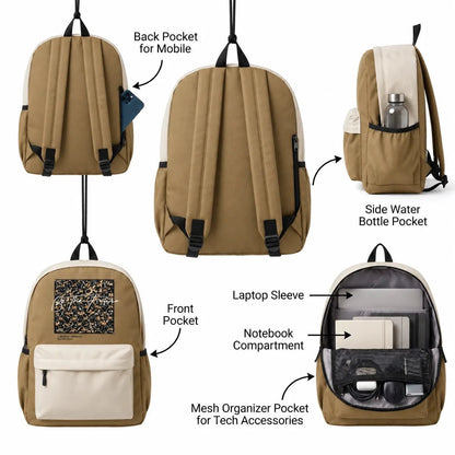 DB150 Desert Bloom Allover Printed Backpack - BREACHIT