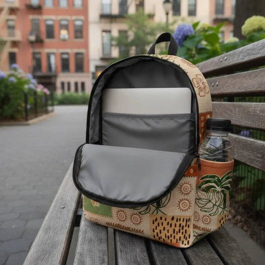 DB151 Tropic Patch Allover Printed Backpack - BREACHIT