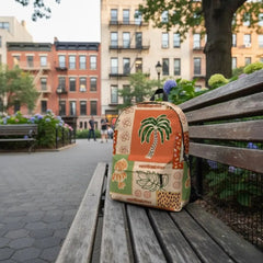 DB151 Tropic Patch Allover Printed Backpack - BREACHIT