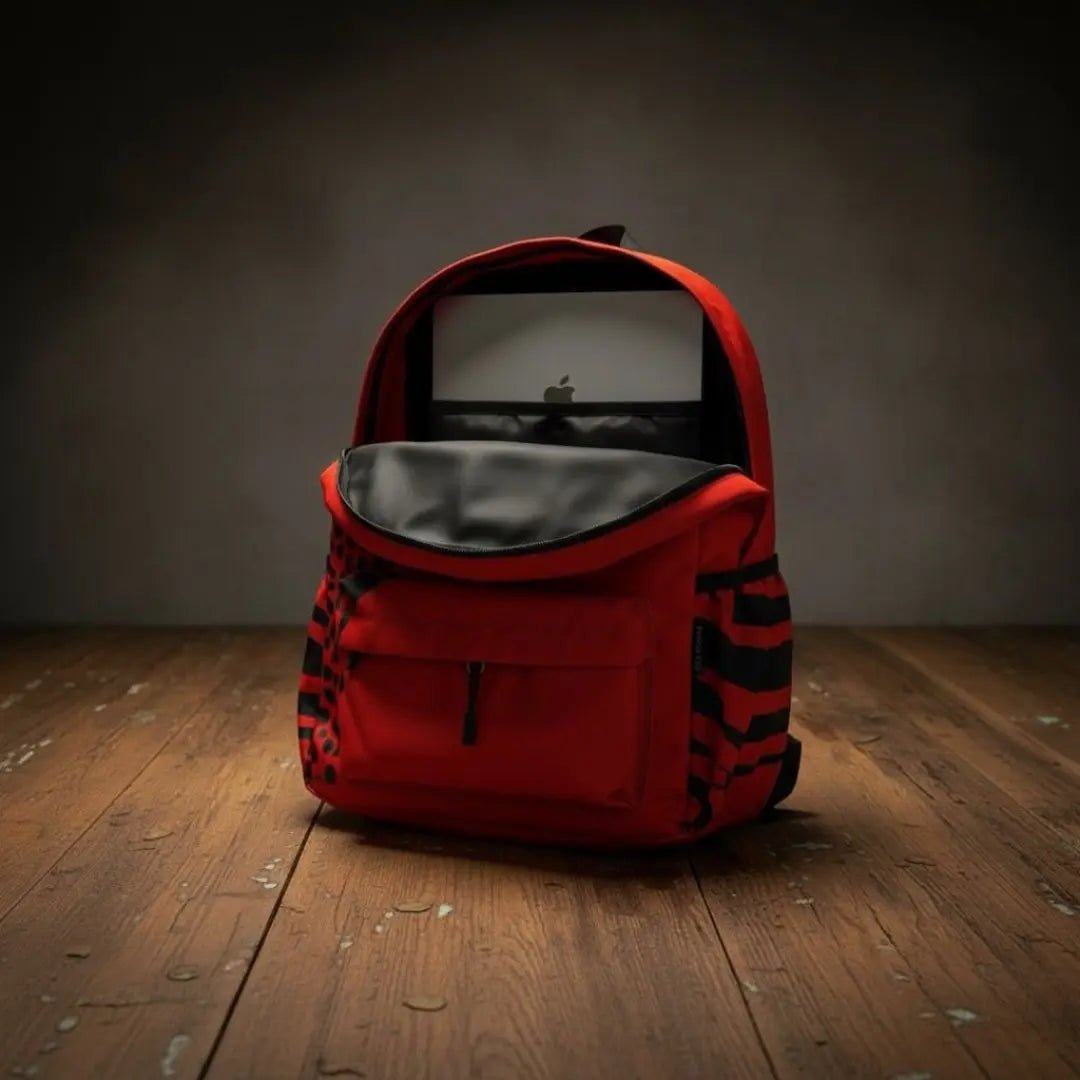 DB153 Savannah Streak Allover Printed Backpack - BREACHIT