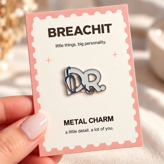 Doctor - Adhesive Metal Charm - BREACHIT