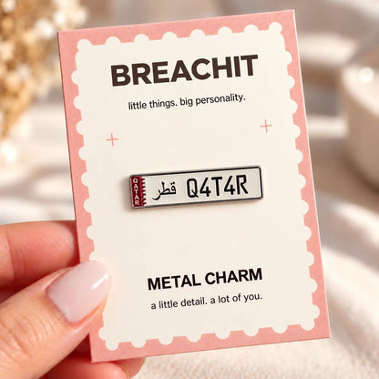 Doha Diaries - Adhesive Metal Charm - BREACHIT