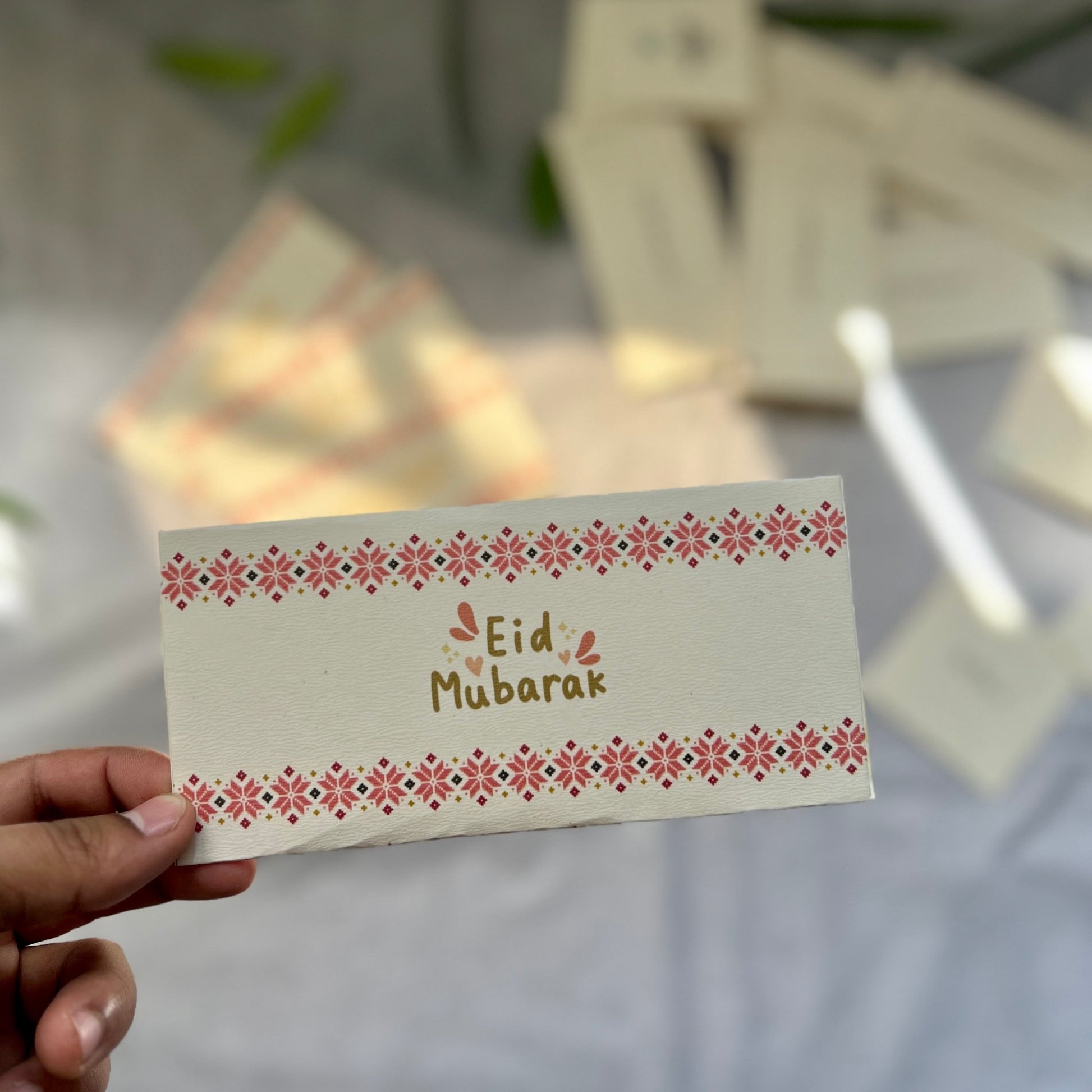Eid Blooms | Your Name Textured Envelopes - BREACHIT