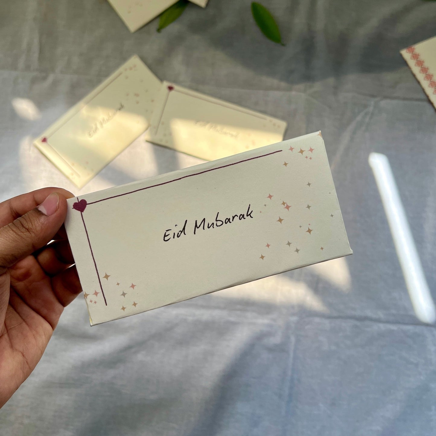 Eid Mubarak | Your Name Textured Envelopes - BREACHIT
