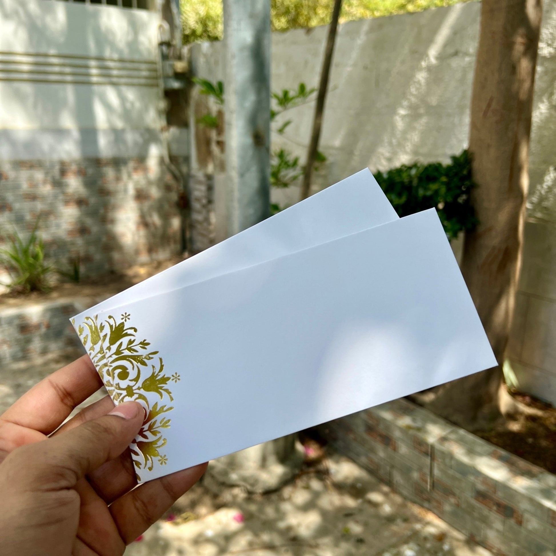 Floral Pattern | Your Name Textured Envelopes - BREACHIT