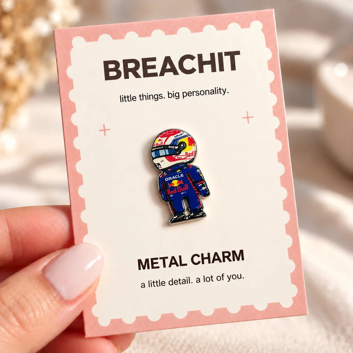 Full Throttle - Adhesive Metal Charm - BREACHIT