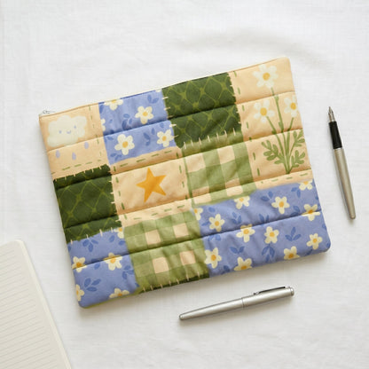 Harvest Meadow Quilt Puffer Laptop Sleeve - BREACHIT