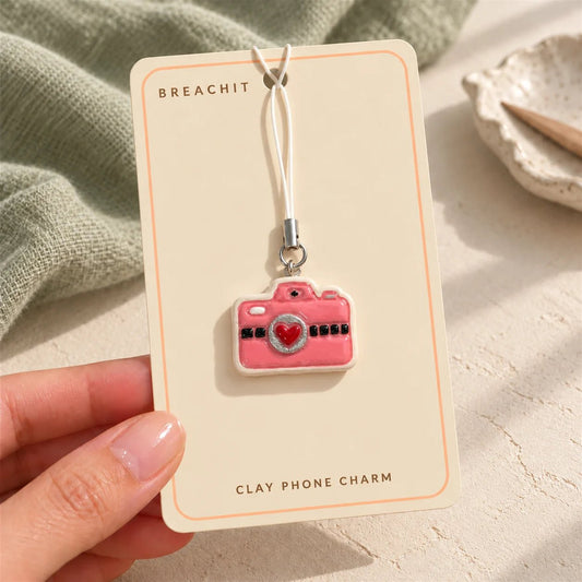 Heartshot - Handmade Clay Phone Charm - BREACHIT