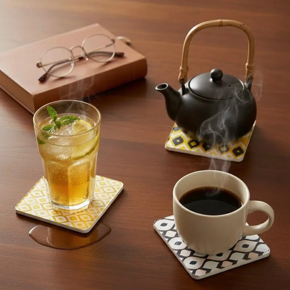 Imperial Bliss Tea Coasters Set - BREACHIT